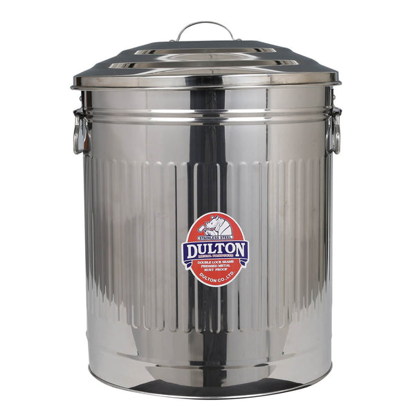 ダルトンゴミ箱24Lフタ付ステンレス製ガベージカンLサイズ