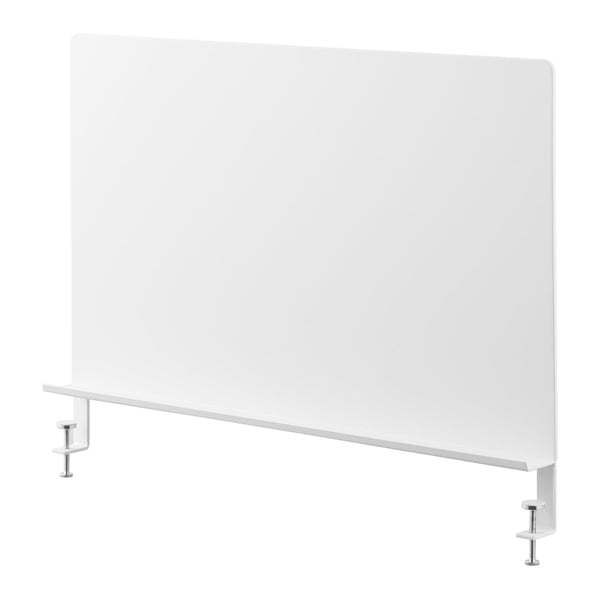 山崎実業towerデスク横トレー付きスチールパネルタワー