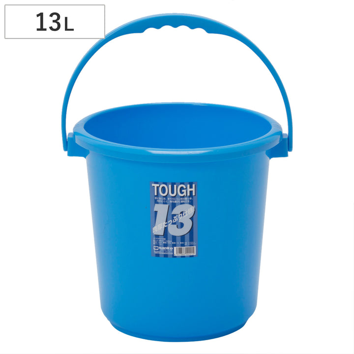 バケツ本体13L目盛り付き握りやすいニュータフバケツ