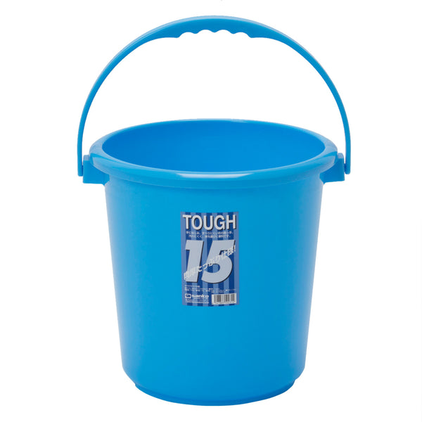 バケツ本体15L目盛り付き握りやすいニュータフバケツ