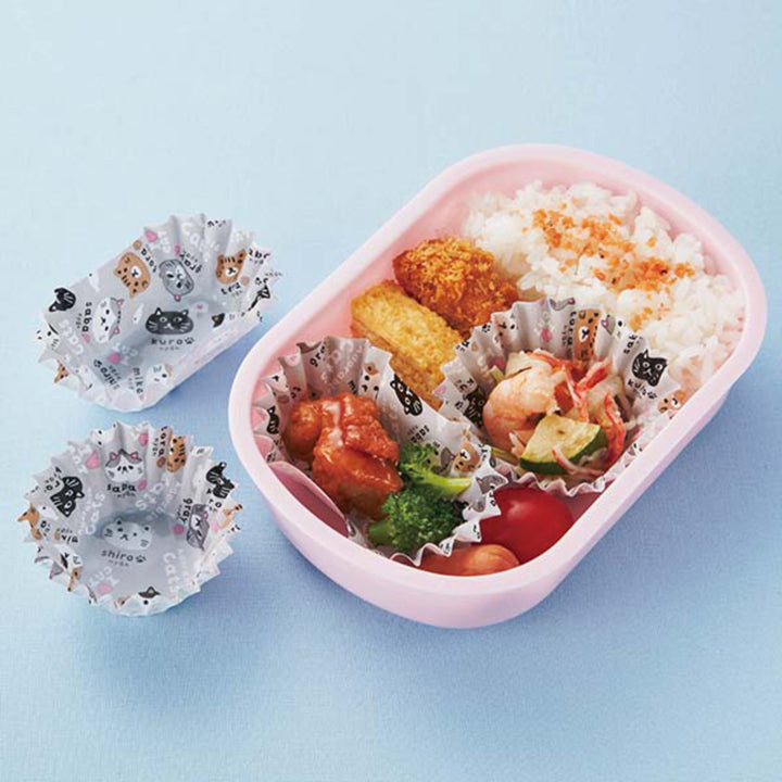 おかずカップ抗菌お弁当カップネコのあつまり丸小判セット