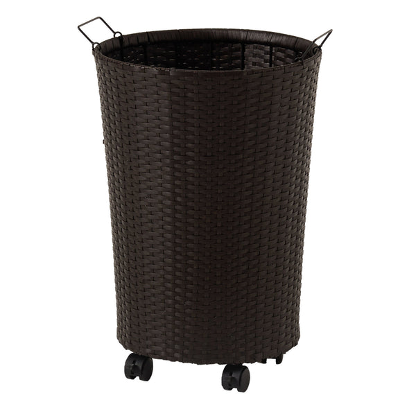 ランドリーバスケットワゴン幅45cmキャスター付完成品