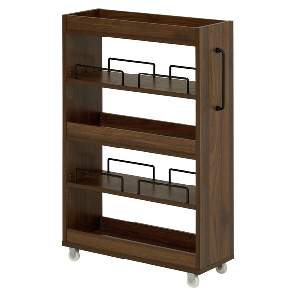 隙間収納ワゴン幅20cmロータイプキャスター付