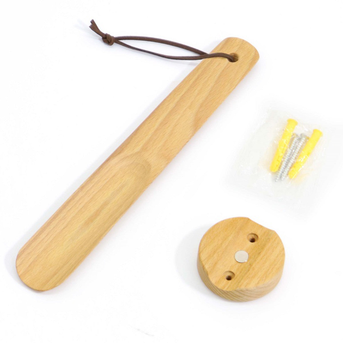 靴べら 26cm マグネットでくっつく靴ベラ 木製 磁石 – ハウジー