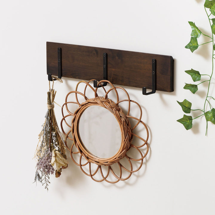 フックデコフックマグネットウォールフックフック3連壁掛け幅38cm