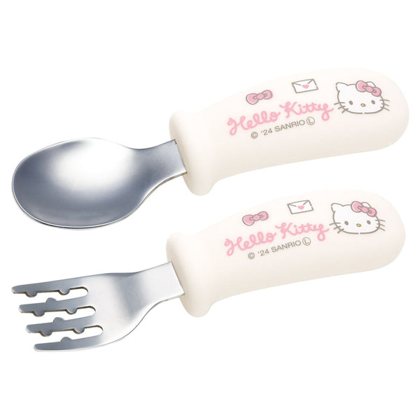 スプーンフォークセットハローキティ握りやすいシリコン