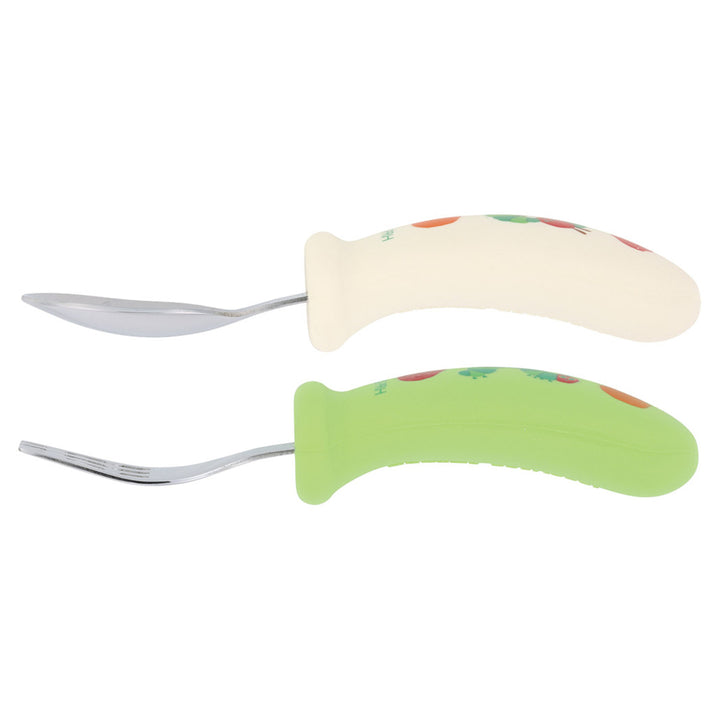 スプーンフォークセットはらぺこあおむし握りやすいシリコン