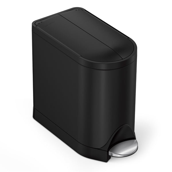 ゴミ箱10Lsimplehuman正規品バタフライステップペダル式ブラックスチール