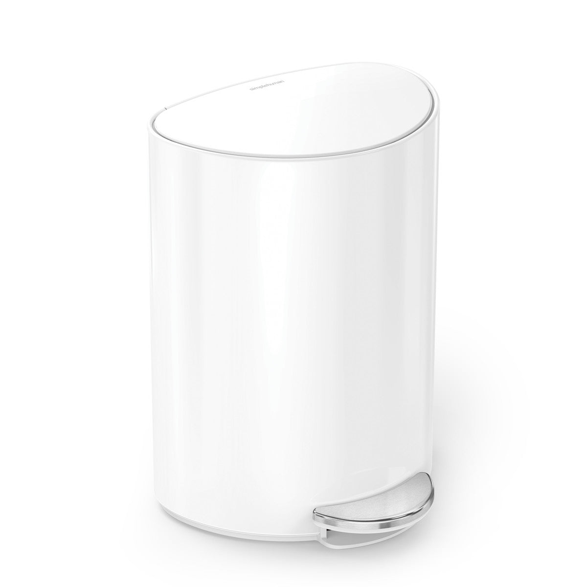 ゴミ箱 6L simplehuman 正規品 セミラウンドステップカン ペダル式