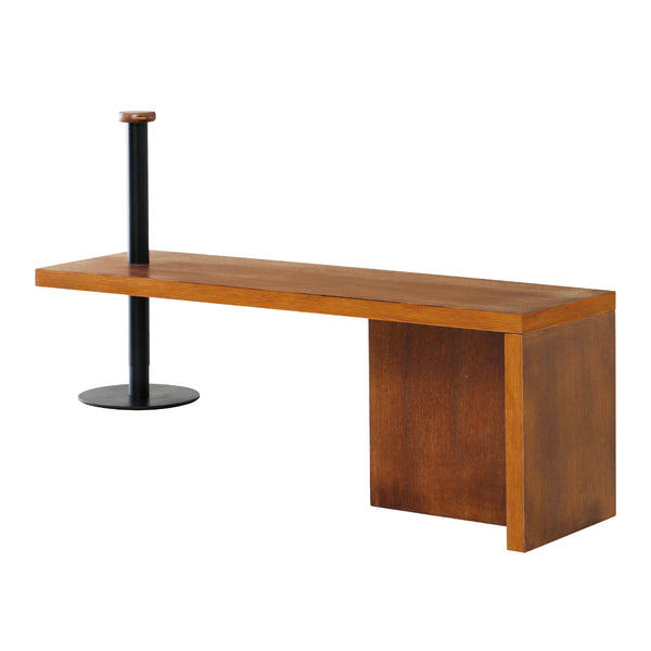 玄関ベンチ幅115cm補助ポール付框のせ玄関ベンチ4070