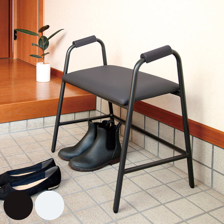 玄関ベンチ座面高41cm立ち上がりサポート玄関スツール4070