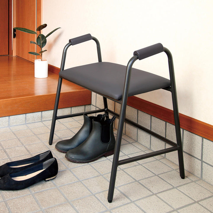 玄関ベンチ座面高41cm立ち上がりサポート玄関スツール4070