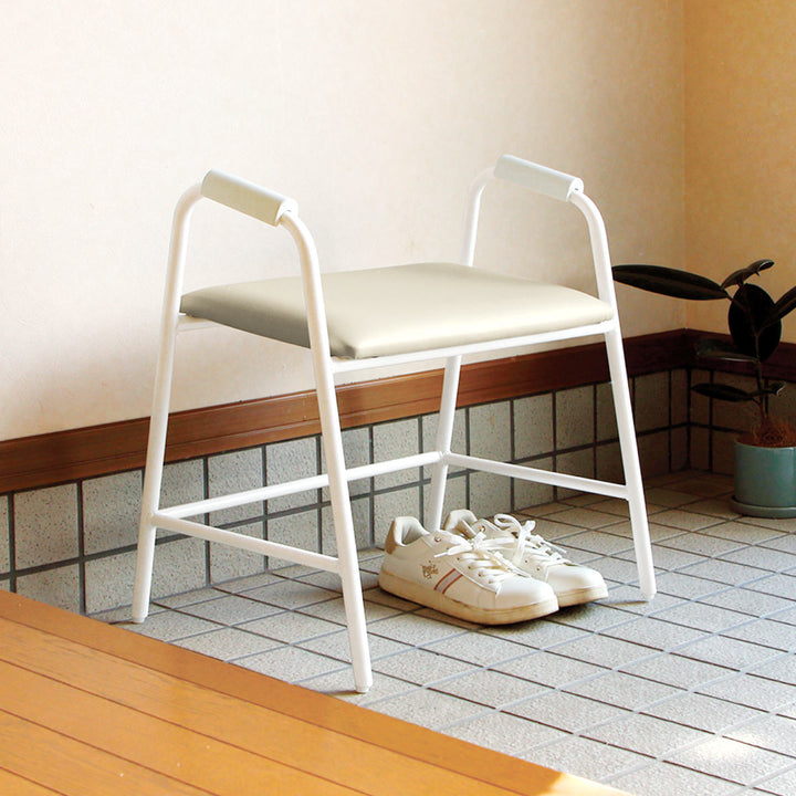 玄関ベンチ座面高41cm立ち上がりサポート玄関スツール4070