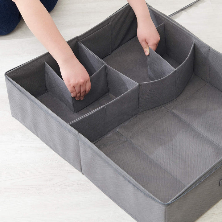 収納ボックスPataPataベッド下収納ふた付き仕切り付き