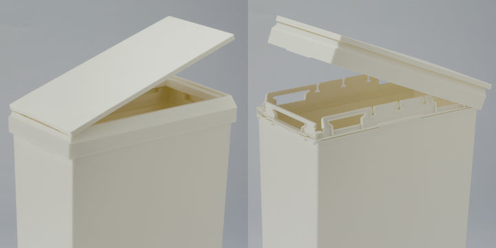 ゴミ箱SOLOW40Lスリムソロウ袋の交換が楽なダストボックススリム