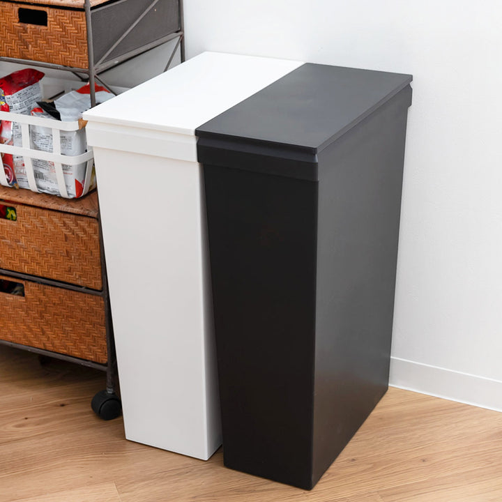 ゴミ箱SOLOW40Lスリムソロウ袋の交換が楽なダストボックススリム