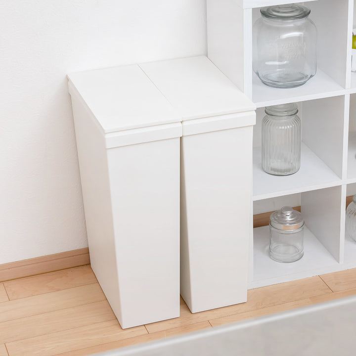 ゴミ箱SOLOW40Lスリムソロウ袋の交換が楽なダストボックススリム