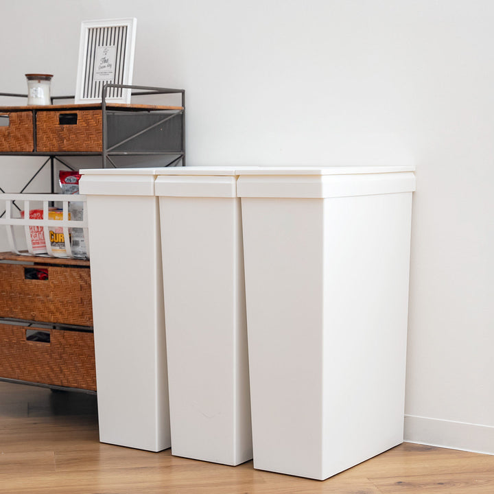 ゴミ箱SOLOW40Lスリムソロウ袋の交換が楽なダストボックススリム