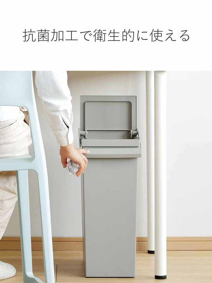 SOLOW棚下で使えるスリムダストボックスレバーオープン30L