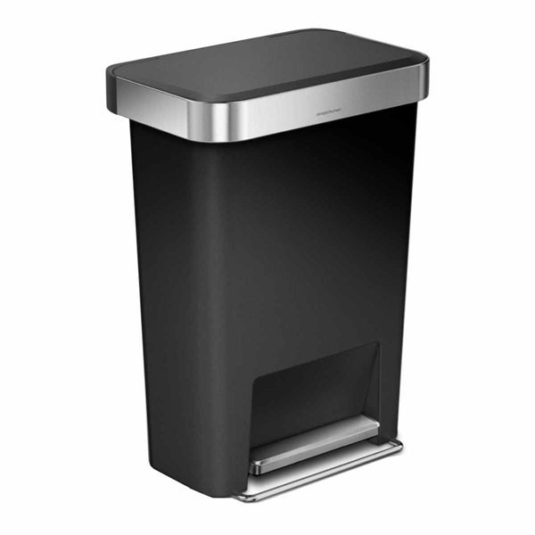 ゴミ箱45L正規品simplehumanプラスチックレクタンギュラ-ステップカン