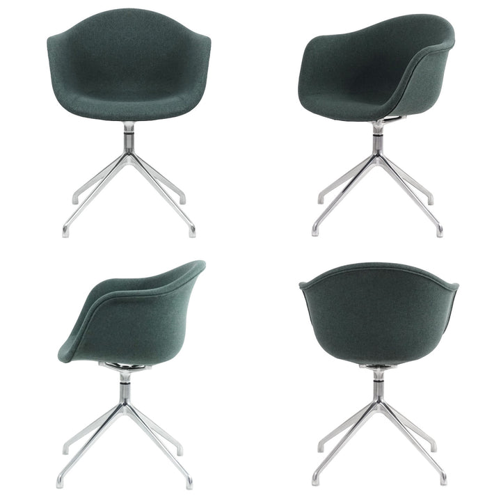 ダイニングチェア回転式座面高46cmアームチェアSOスウィベル