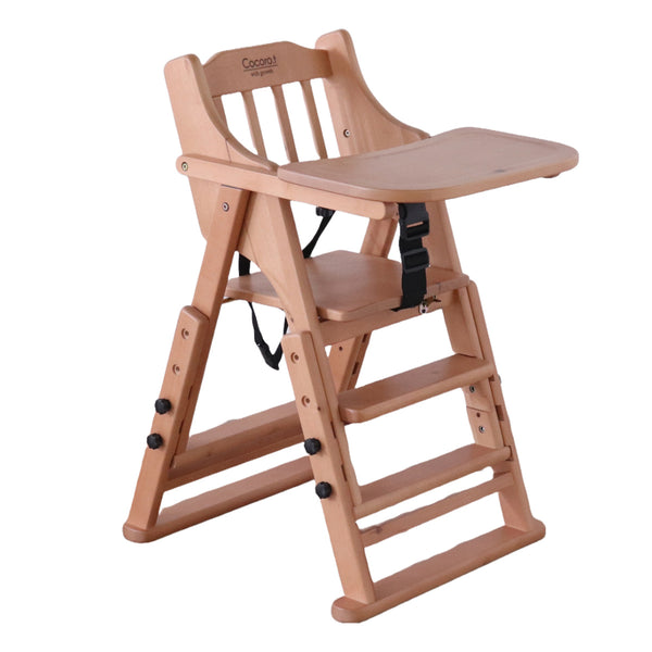 ベビーチェア折りたたみベルト付座面3段階調整