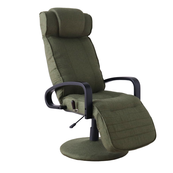 高座椅子回転式昇降式ハイバックリクライニングチェアポケットコイル