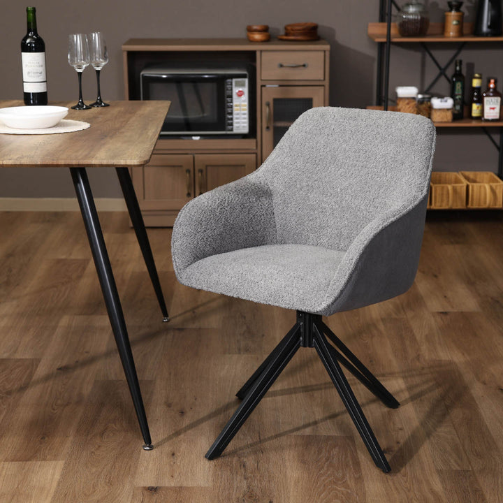 ダイニングチェア回転式座面高48cmルナ