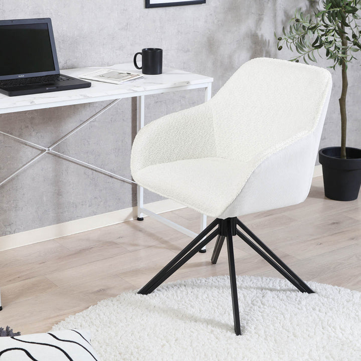 ダイニングチェア回転式座面高48cmルナ