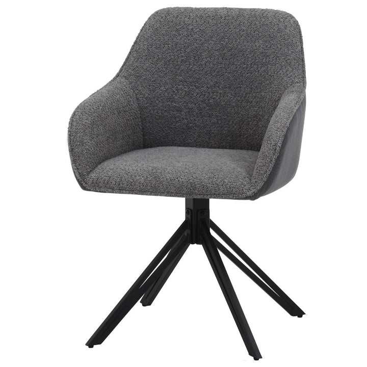 ダイニングチェア回転式座面高48cmルナ