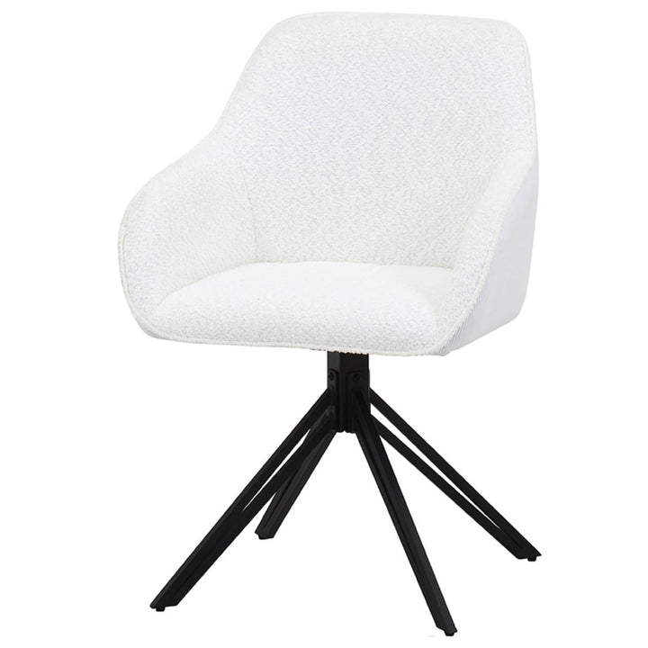 ダイニングチェア回転式座面高48cmルナ