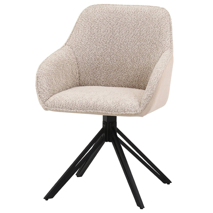 ダイニングチェア回転式座面高48cmルナ