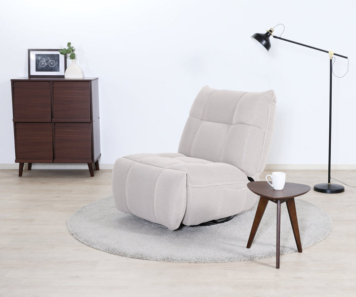 電動リクライニングソファ1人掛け幅88cmメッシュ生地MOVE