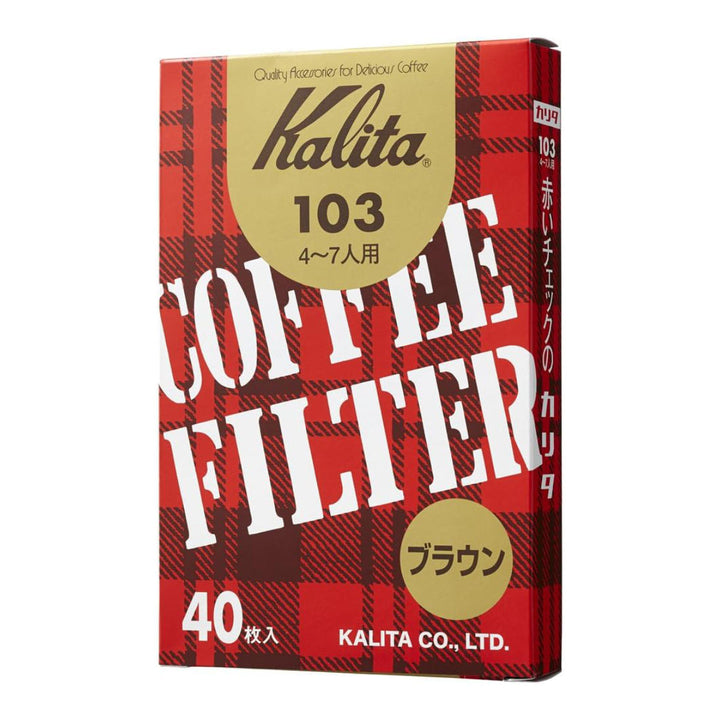 Kalitaカリタコーヒーフィルター103ロシ40枚入