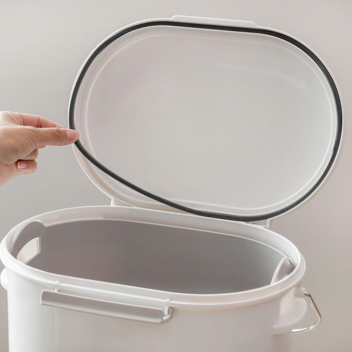 コミページ ゴミ箱 密閉 11L エバン ペール 中バケツ付き 生ゴミ ホワイト – ハウジー