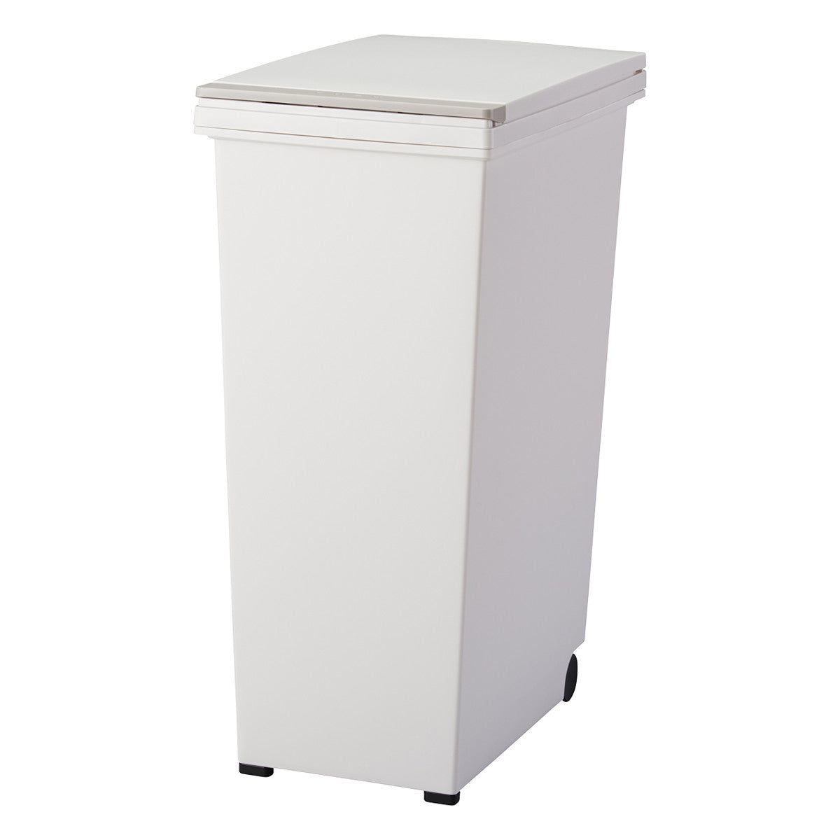 ゴミ箱 45L エバン プッシュペールホワイト プッシュ式 キャスター付き