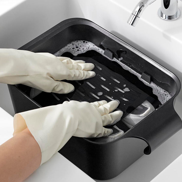 山崎実業towerバケツで使える洗濯＆浸け置き板タワー