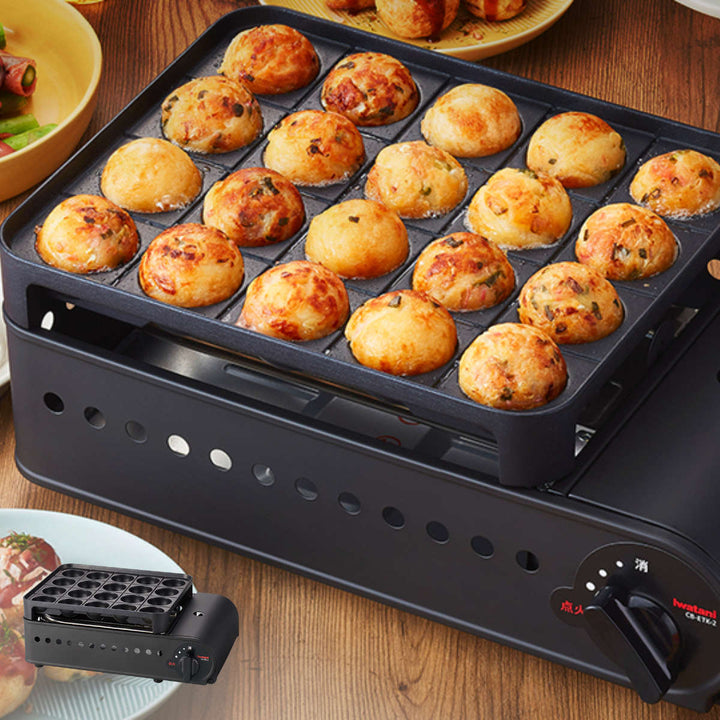 たこ焼器カセットコンロ付き炎たこIwatani