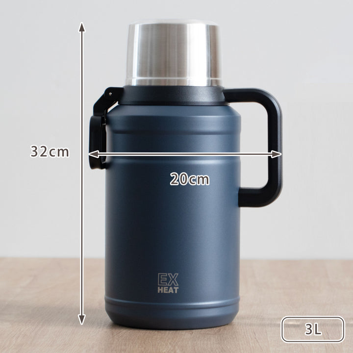 水筒3Lエクスヒートメガボトル3000ステンレス保温保冷