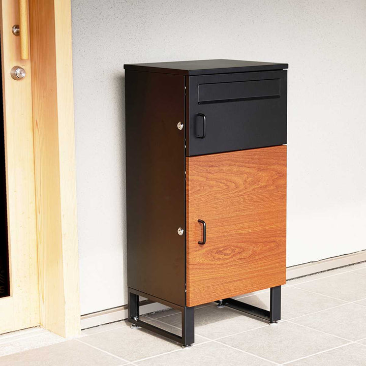 宅配ボックス郵便ポストコンパクト2段