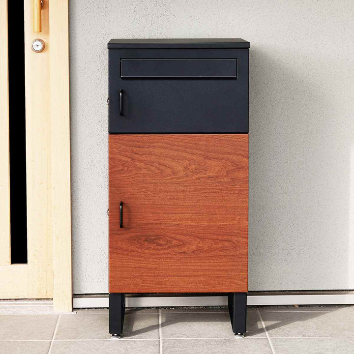 宅配ボックス郵便ポストコンパクト2段