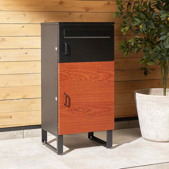 宅配ボックス郵便ポストコンパクト2段