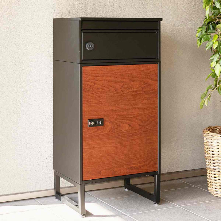 宅配ボックス郵便ポスト2段A4対応