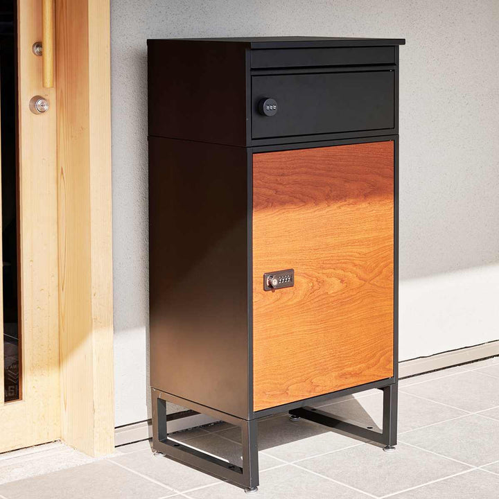 宅配ボックス郵便ポスト2段A4対応