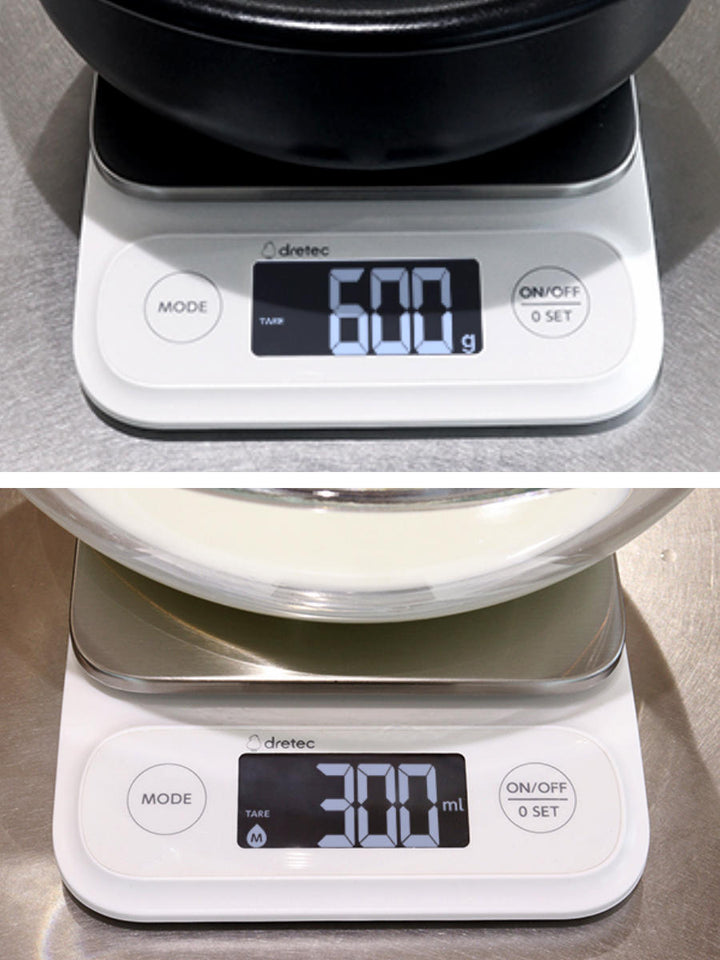 キッチンスケール5kgテリージュ防水計量器ドリテック