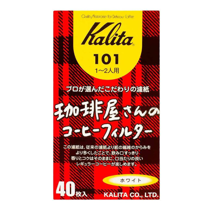 Kalitaカリタコーヒーフィルター珈琲屋さん101ロシ40枚入