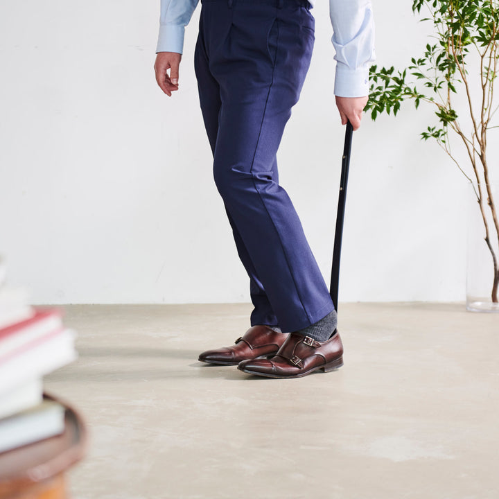 靴べらかがまない靴べらマグネット付きロング