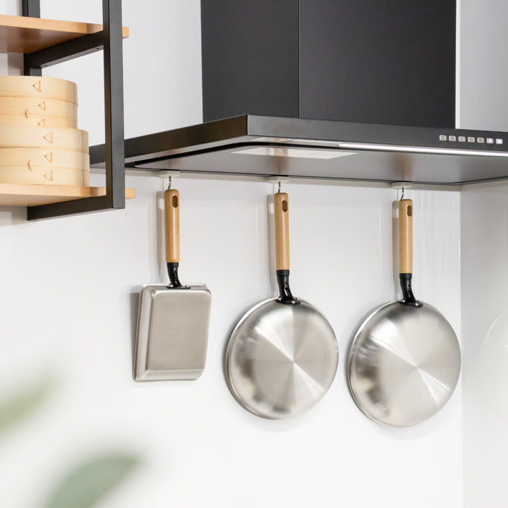 フライパン26cmIH対応ファストクック＋2層鋼ダイヤモンドコート木柄