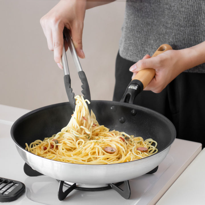 フライパン26cmIH対応ファストクック＋2層鋼ダイヤモンドコート木柄