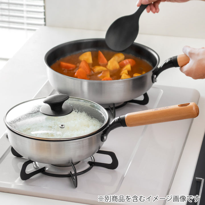 フライパン26cm深型IH対応ファストクック＋2層鋼ダイヤモンドコート